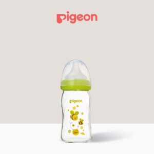 SofTouch™ Wide Neck Nursing Bottle Glass 160ml Bees