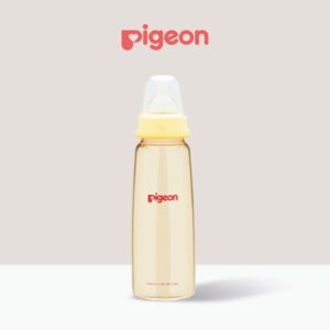 Flexible Slim Neck Nursing Bottle PPSU 240ml Logo