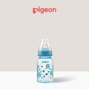 Flexible Slim Neck Nursing Bottle PP 120ml Blue Balloon