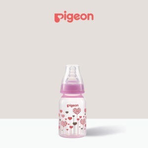 Flexible Slim Neck Nursing Bottle PP 120ml Pink Balloon