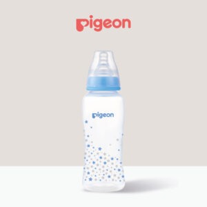 Flexible Slim Neck Nursing Bottle PP 250ml Blue Star