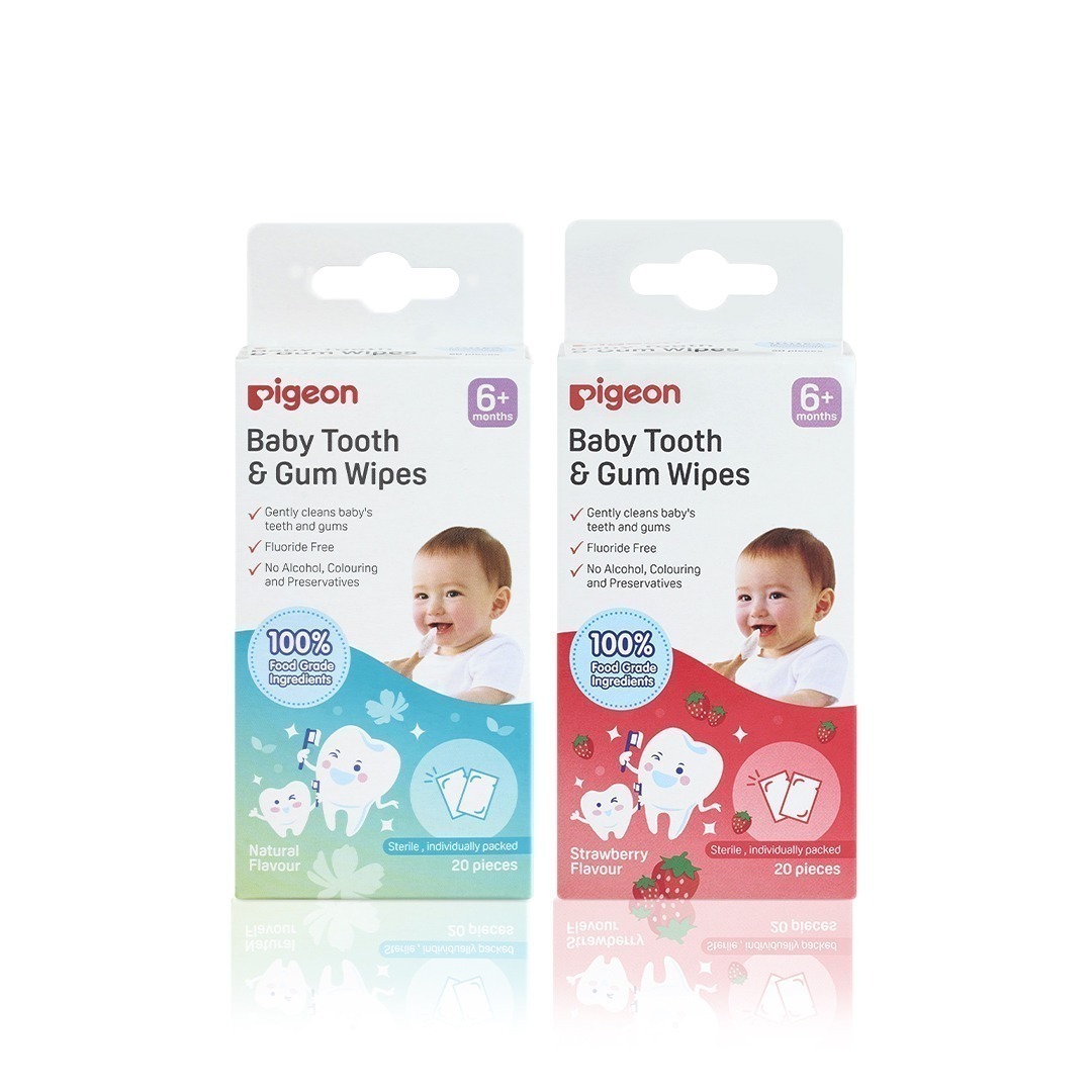 Choosing the Best Baby Toothpaste for Your Little One - Pigeon Baby Tooth and Gum Wipes