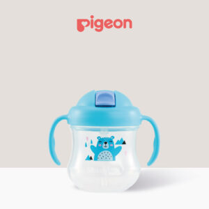 MagMag Straw Cup 200ml Blue Bear
