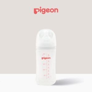 SofTouch™ Wide Neck Nursing Bottle PP 240ml Logo (Outlet Return Stock, Expiry : Dec 2026)