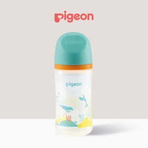 SofTouch™ Wide Neck Nursing Bottle PP 240ml Dolphin