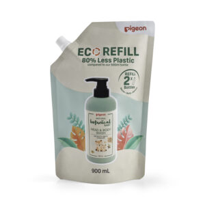 Natural Botanical Baby Head and Wash Refill 900ml