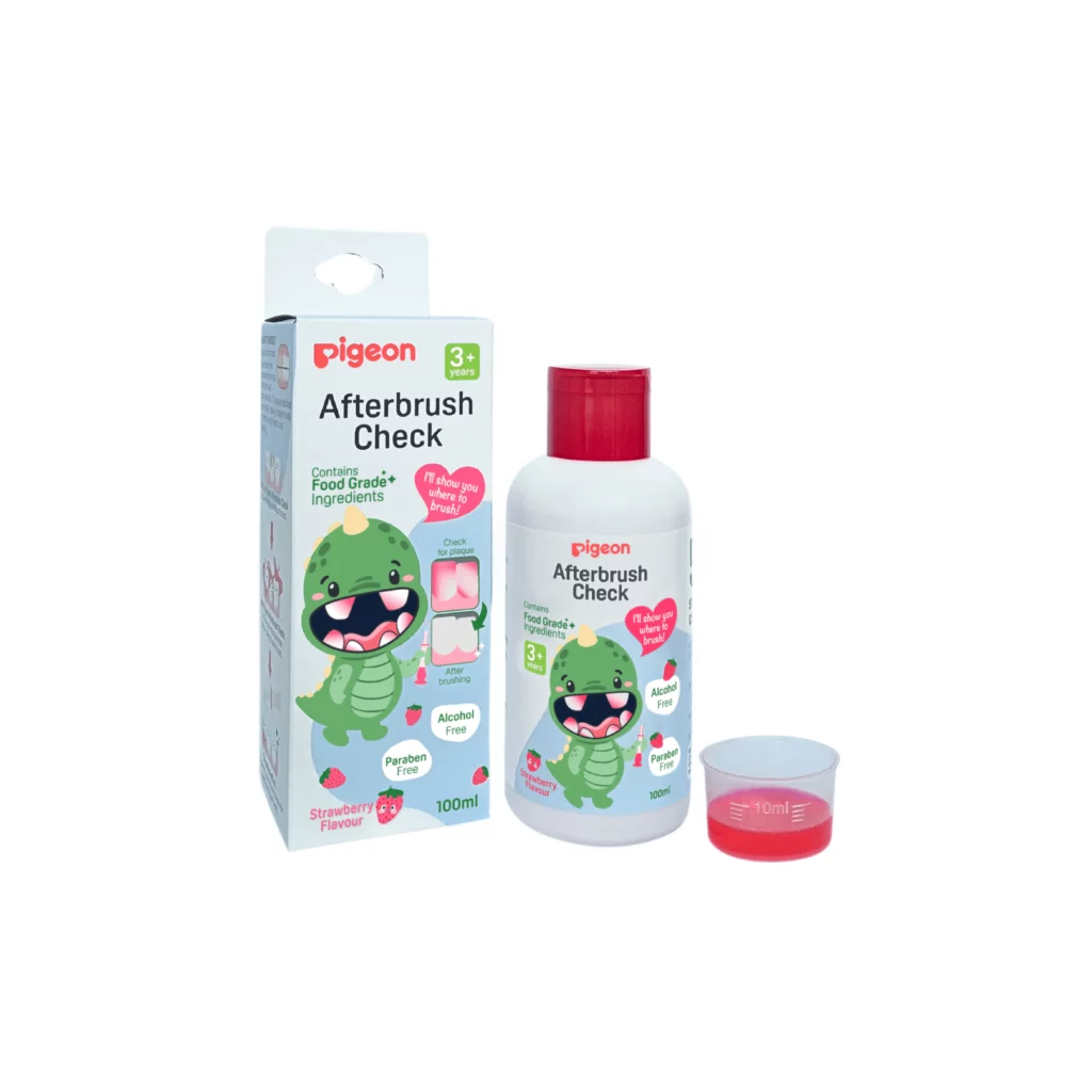 Pigeon Afterbrush Check is here to simplify children oral care while making it effective and fun.