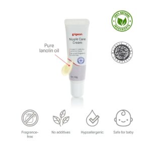 Nipple care cream for nursing moms helps soothe and heal cracked or sore nipples, offering a protective barrier to prevent dryness.