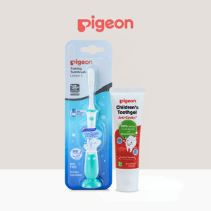 Green Toothbrush and Strawberry Toothgel Combo