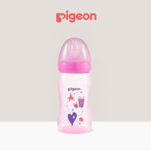 SofTouch™ Wide Neck Nursing Bottle PP 240ml Pink (Return Outlet Stock, Expiry : Jul 2026)