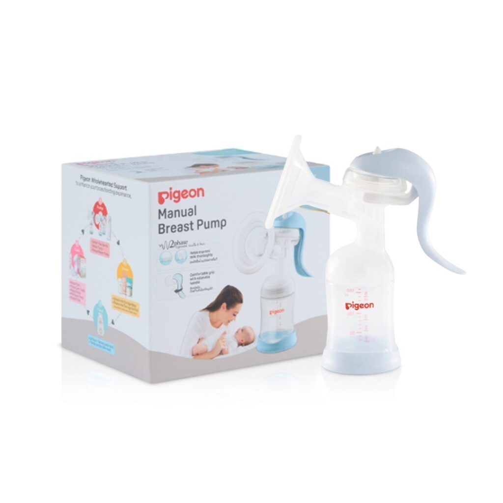 Pigeon Malaysia Manual Breast Pump - an essential breastfeeding tool for convenient milk expression at home or on the go.