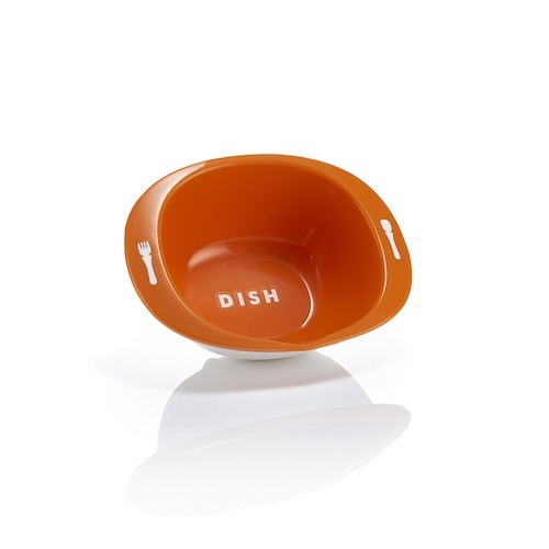 Pigeon Malaysia Do-It-Myself Dish in orange - toddler-friendly design for hassle-free and fun mealtimes.